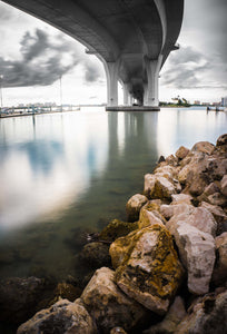 Downtown Clearwater under the Bridge