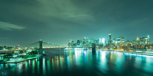 New York City Skyline Turqouise