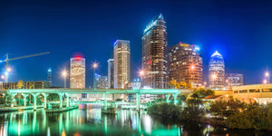 Tampa Skyline Blue